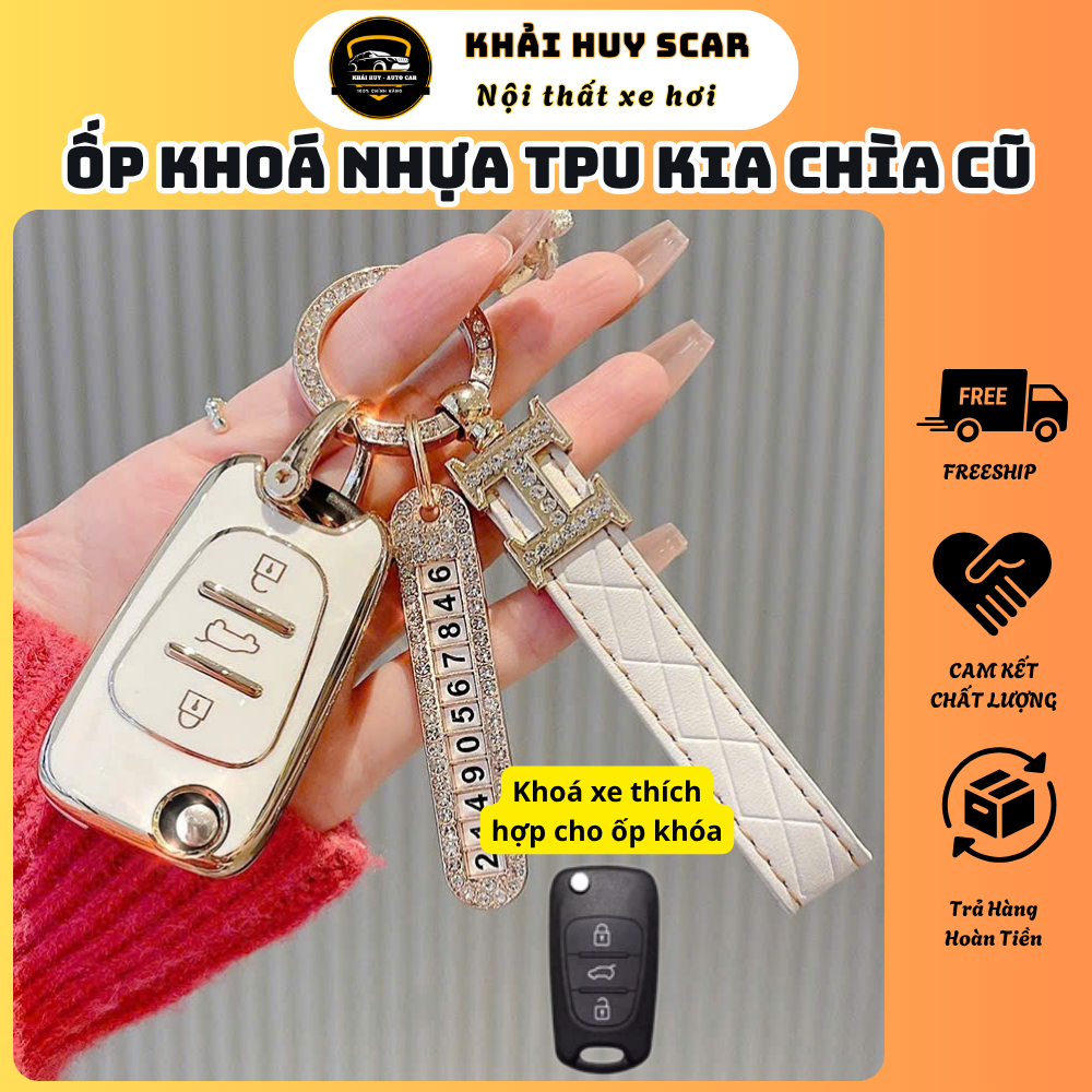 Bao Chìa Khoá Hyundai i30 và KIA Morning Đời Cũ Chất Liệu TPU Cao Cấp Bảo Vệ Khoá Xe Chống Trầy Xước