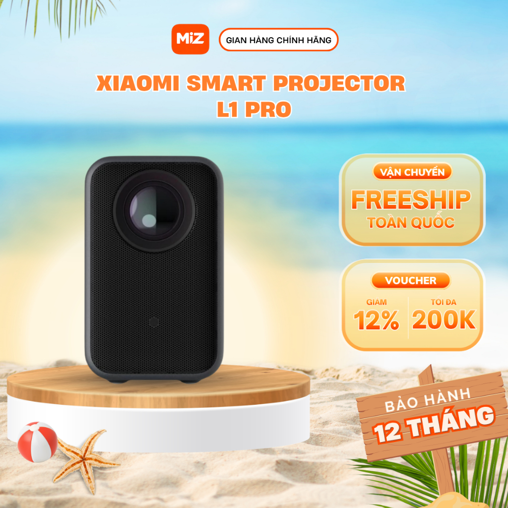 Máy chiếu Xiaomi Smart Projector L1 Pro - Bản Quốc Tế - Hàng Chính Hãng Bảo Hành 12 Tháng