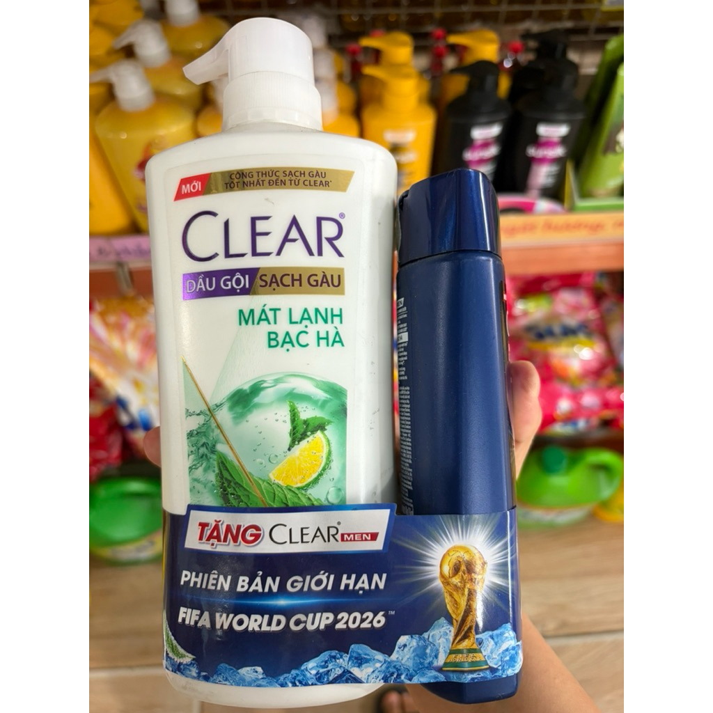 Dầu gội Clear 630g(tặng)
