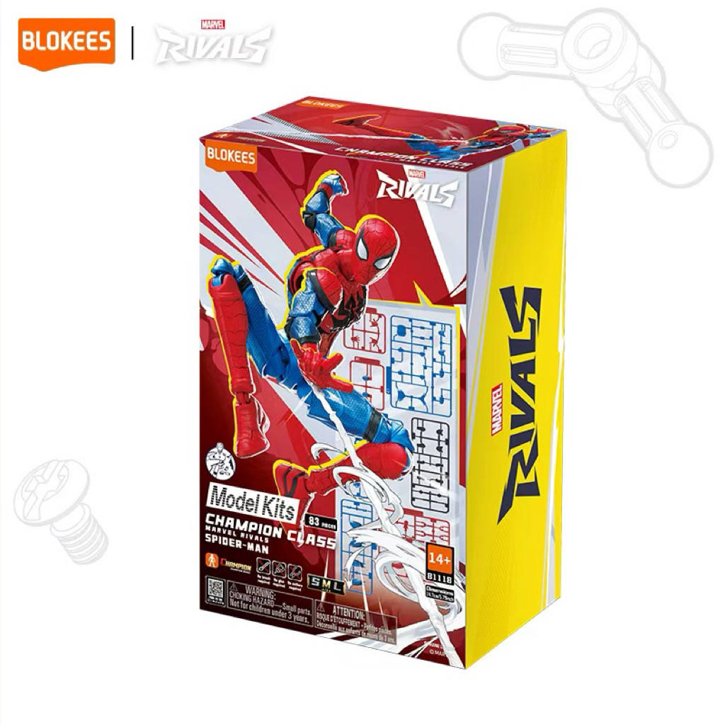 Mô Hình Marvel - Rivals-Champion Class 06 - Spider man - Blokees - EM12
