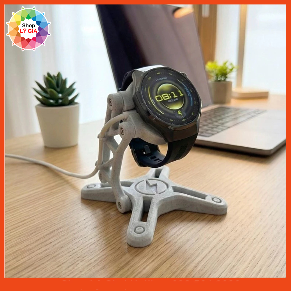 Giá đỡ sạc đồng hồ Huawei Watch GT6 Pro/GT5/GT4, Galaxy Watch, App, Amazfit . Nhận custom Mix Màu, i