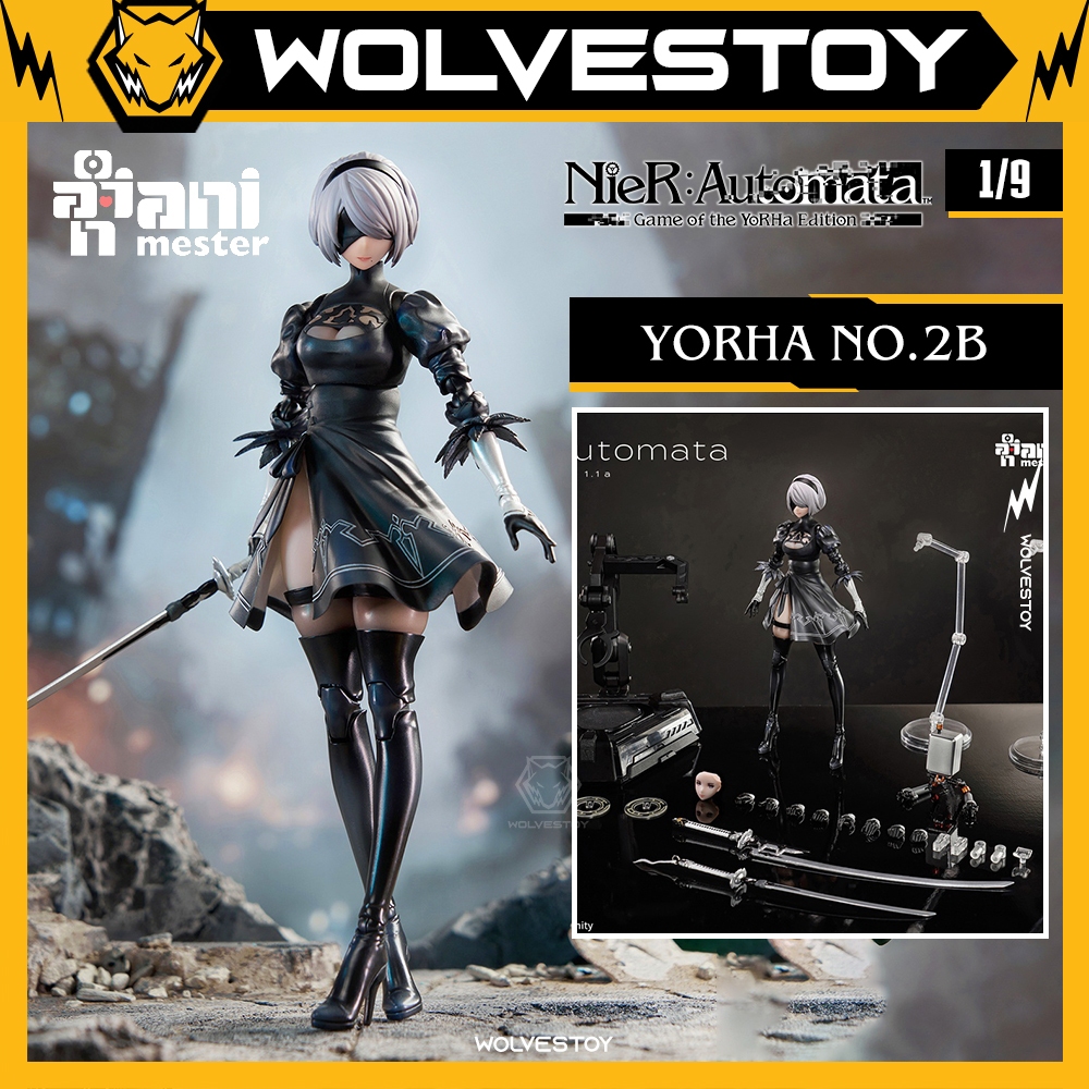 Mô Hình Animester Nier Automata Ver1.1a 2B YoRHa No.2 Type B 1/9 Action Figure