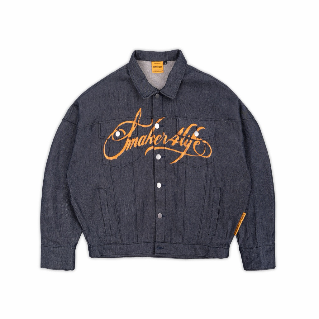 [SMAKER] Jacket denim chất liệu jean form boxy unisex-$4L DENIM JACKET