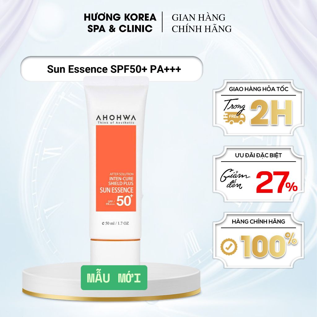 Kem Chống Nắng Ahohwa SPF 50+/PA+++ Sun Essence 50ml [Quà Tặng]