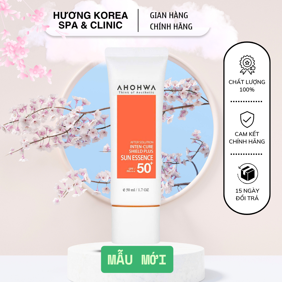 [Kèm quà] Kem Chống Nắng Ahohwa SPF 50+/PA+++ Sun Essence 50ml