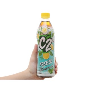 C2 Tuyết Bạc Hà Thùng 24 Chai 455 ml