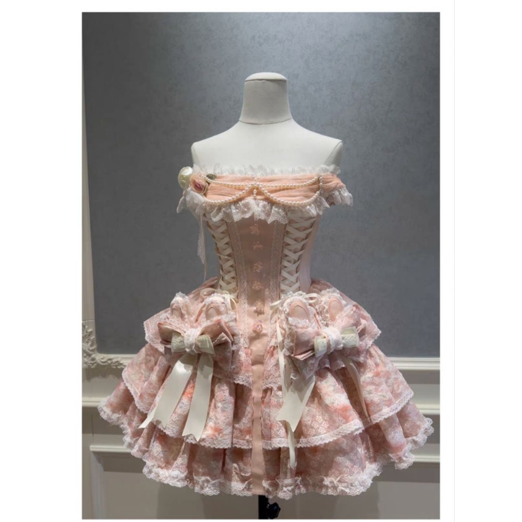 [Vui lòng nhắn tin shop trước khi đặt đơn] ĐẦM LOLITA PINK BUNNY 7006