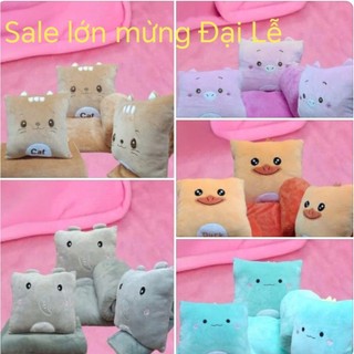 gối ôm trái chuối - gối ôm chuối 2in1