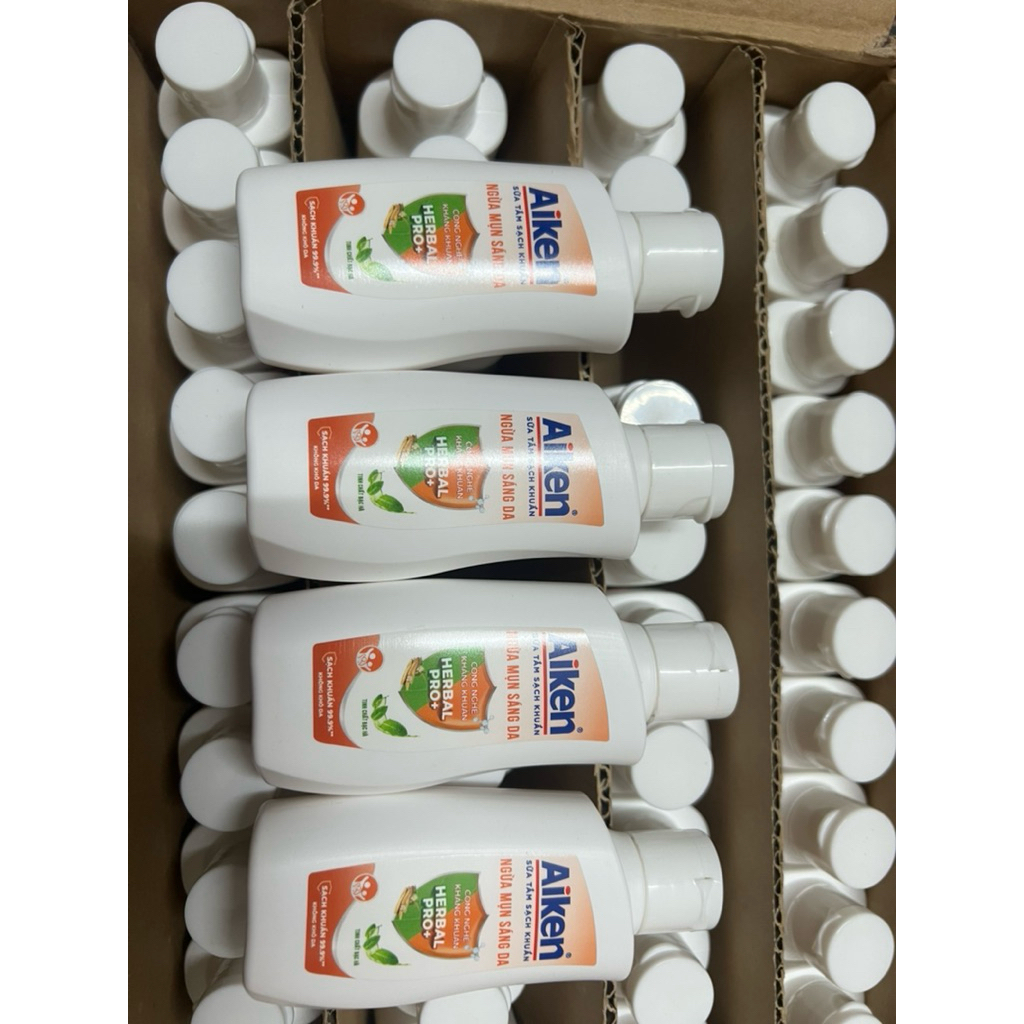 SỮA TẮM AIKEN 60gram NGỪA MỤN – SÁNG DA HERBAL PRO+