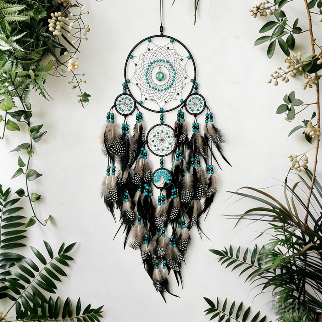 [Ngộ style] D39 Dreamcatcher Treo Tường Boho Lông Vũ Handmade, Vòng Bắt Giấc Mơ Trang Trí Phòng Deco