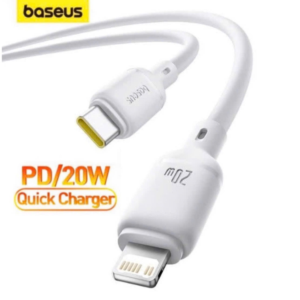 Dây sạc nhanh 20w BASEUS dùng cho 11 12 13 14 cáp sạc DNY nhanh pd20w dài 1m 2m
