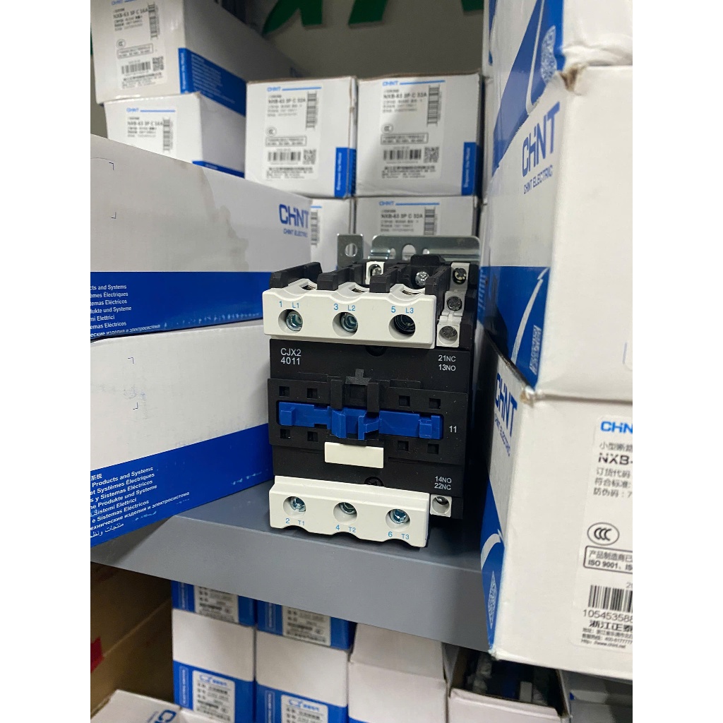 Khởi động từ/Contactor CJX2-0910 220V/ Chint