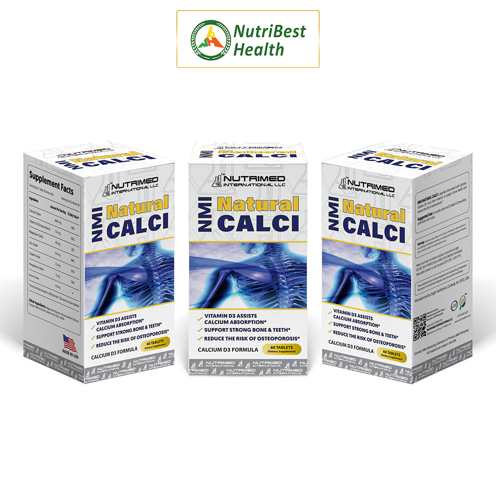 Thực phẩm bảo vệ sức khỏe NMI Natural Calci