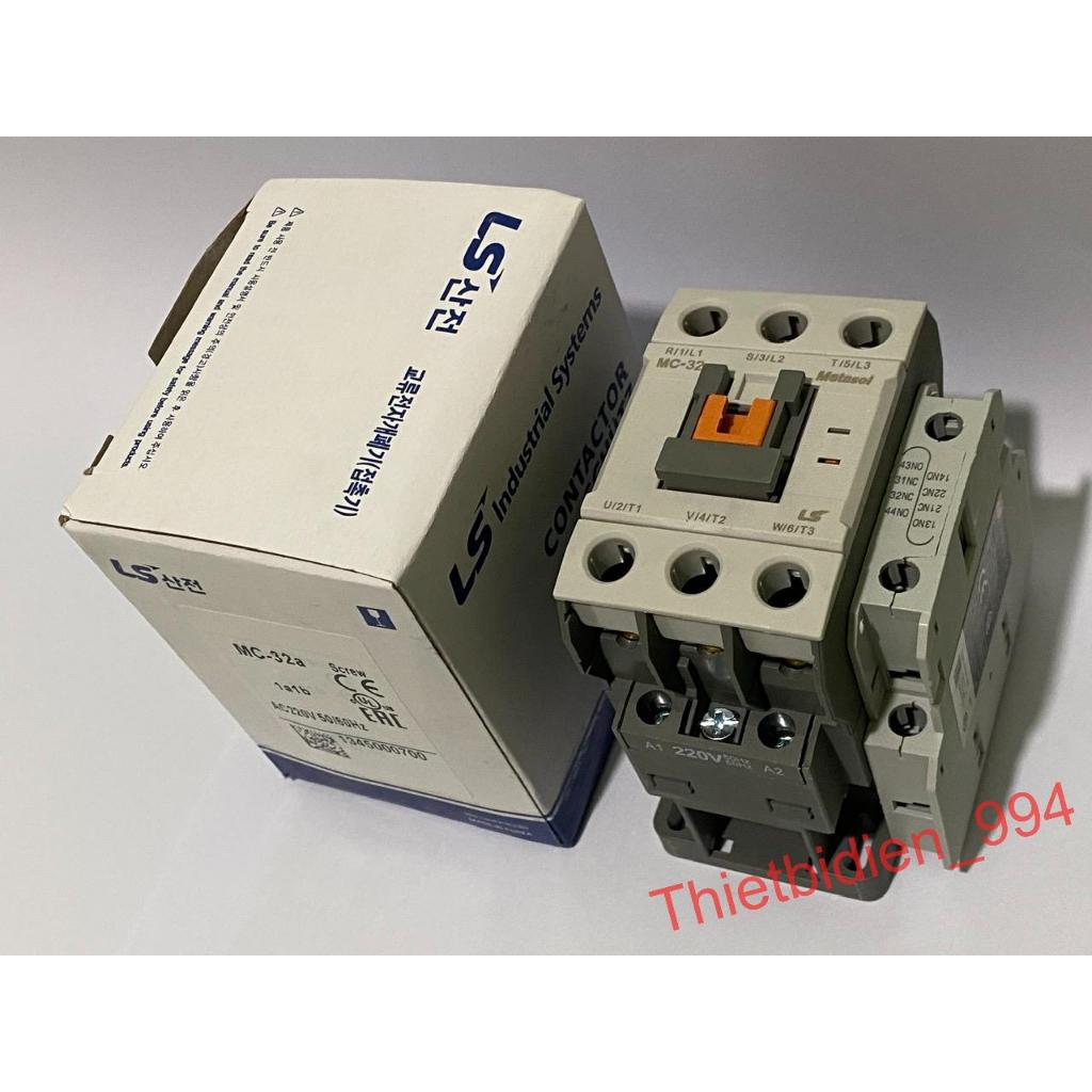 Khởi động từ - Contactor LS MC-32A  220V 18.5kW 2NC+2NO (chính hãng mới 100%)