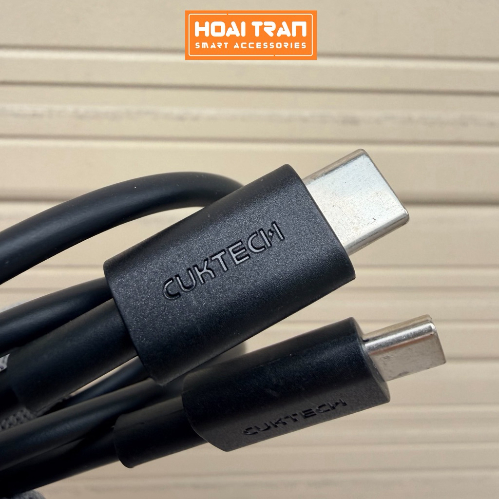Cáp Sạc Nhanh 240W C to C CUKTECH 6A 1M – PD Sạc Laptop, điện thoại Siêu Bền