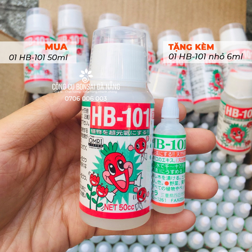 [Chai 50ml] Chất tăng cường sinh trưởng thực vật HB-101 dùng cho cây cảnh bonsai [PBT-031] - Công cụ