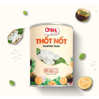 Thốt Nốt Đóng Lon 950g Miếng Sẵn Topping Món Nước Trà Sữa Trà Trái Cây Đá Xay Nguyên Liệu Pha Chế Quán Cafe