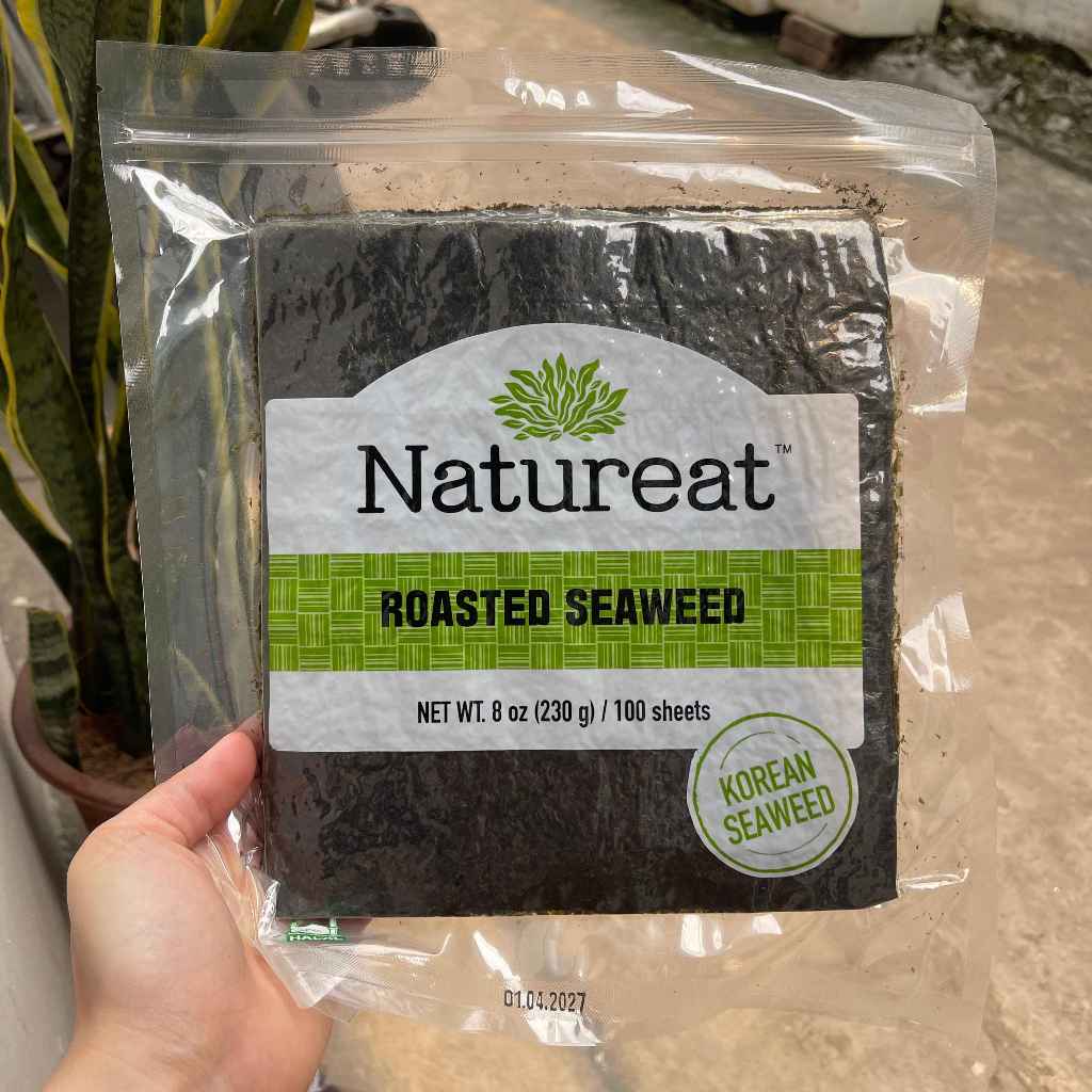 Rong Biển Natureat Hàn Quốc 100 Lá – Rong Biển Cuộn Cơm Kimbap