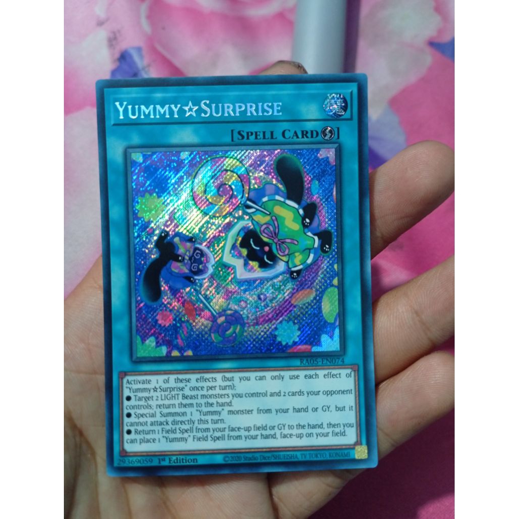[Yugioh Biên Hòa Store] 1 lá thẻ bài RA05-EN074 Yummy☆Surprise