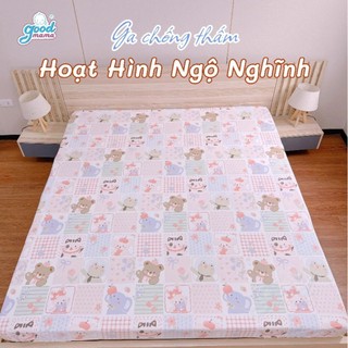 Combo Ga Chống Thấm Goodmama KT 1m8-2m-10cm ( 2 vỏ gối)