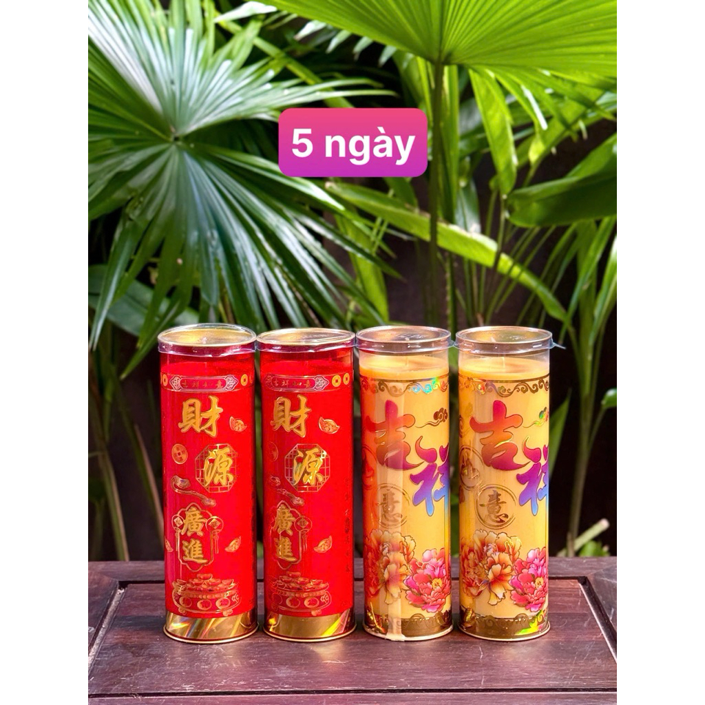 Đèn cầy sáp bơ cao cấp Malaysia cháy 1 ngày- 3 ngày- 5ngày- 7 ngày (5 Ngày)