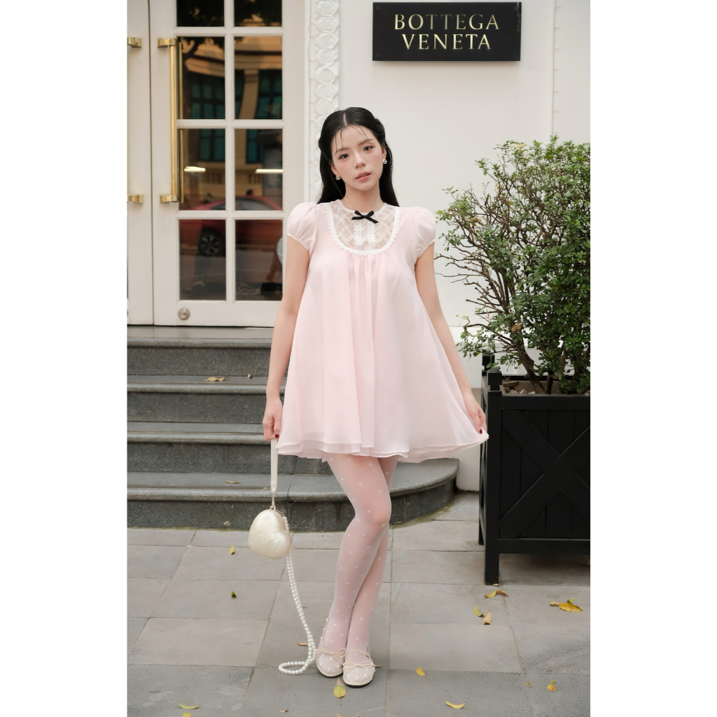 [Somee studio] Váy babydoll tơ sần Amélie dress