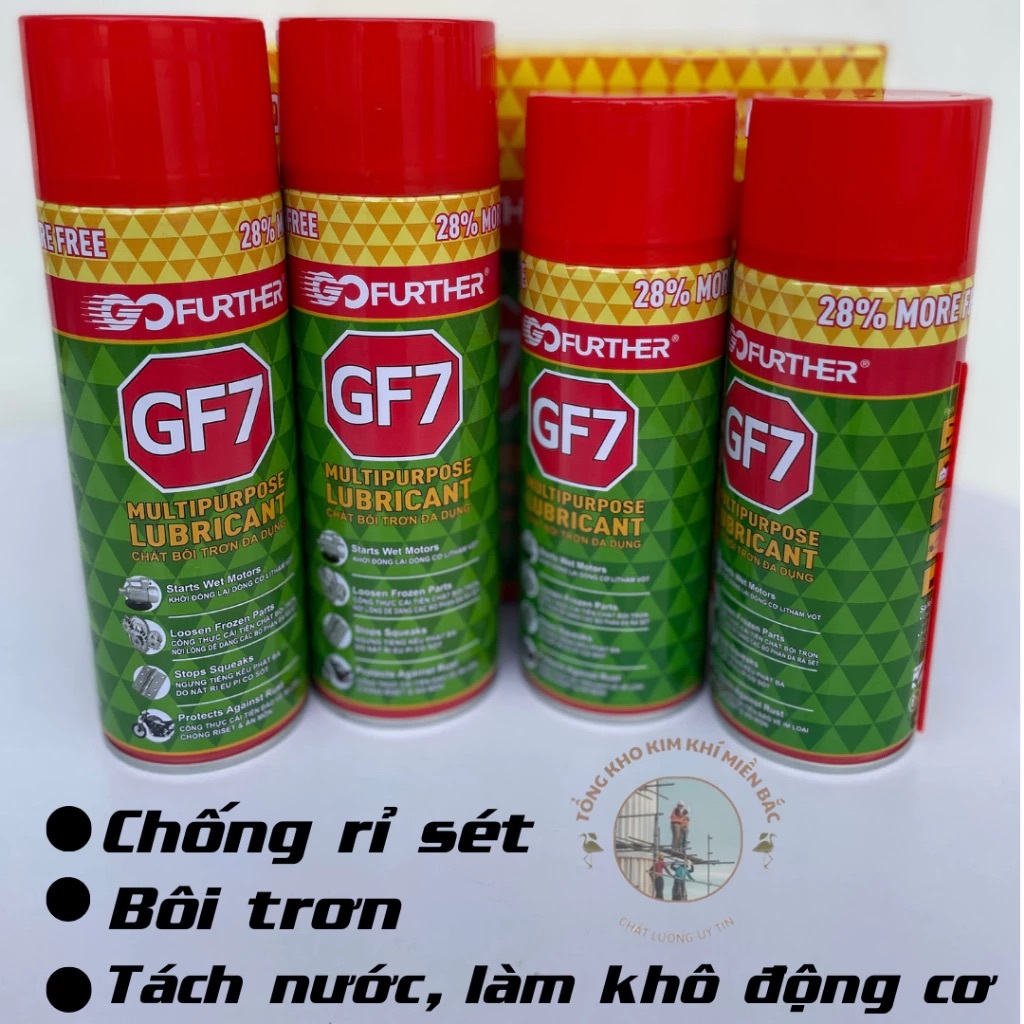 Chai xịt bôi trơn, chai xịt chống rỉ sét, chai xịt làm khô động cơ, chai xịt tẩy đa năng  Thông tin chi tiết về sản phẩm