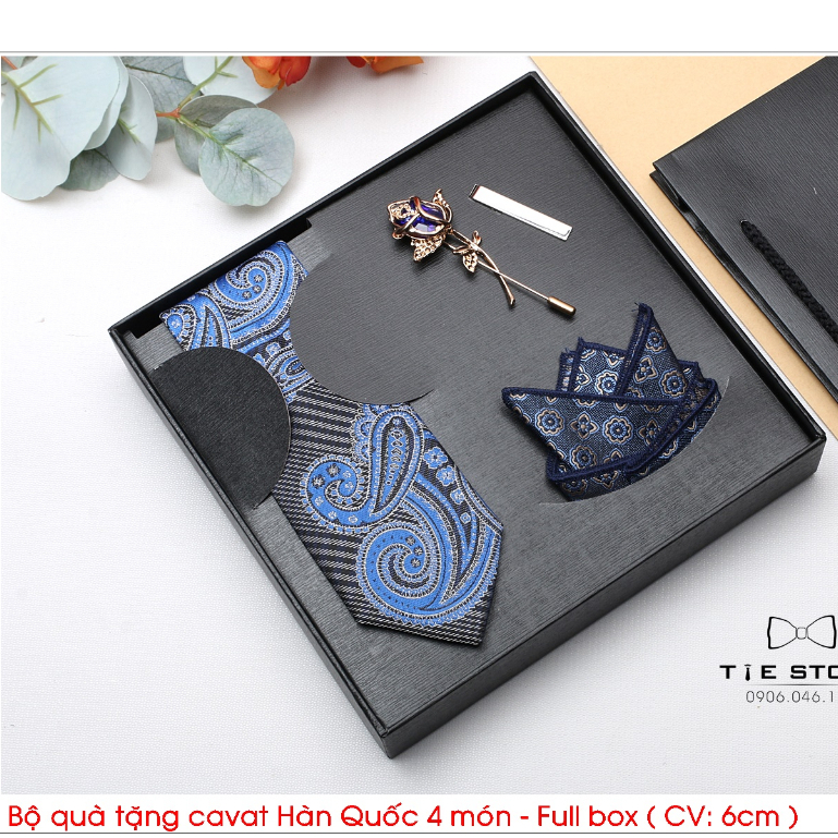 SALE Bộ cà vạt nam cao cấp full box - 5564