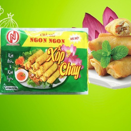 Chả giò xốp chay Ngon Ngon 500g (30 cuốn)