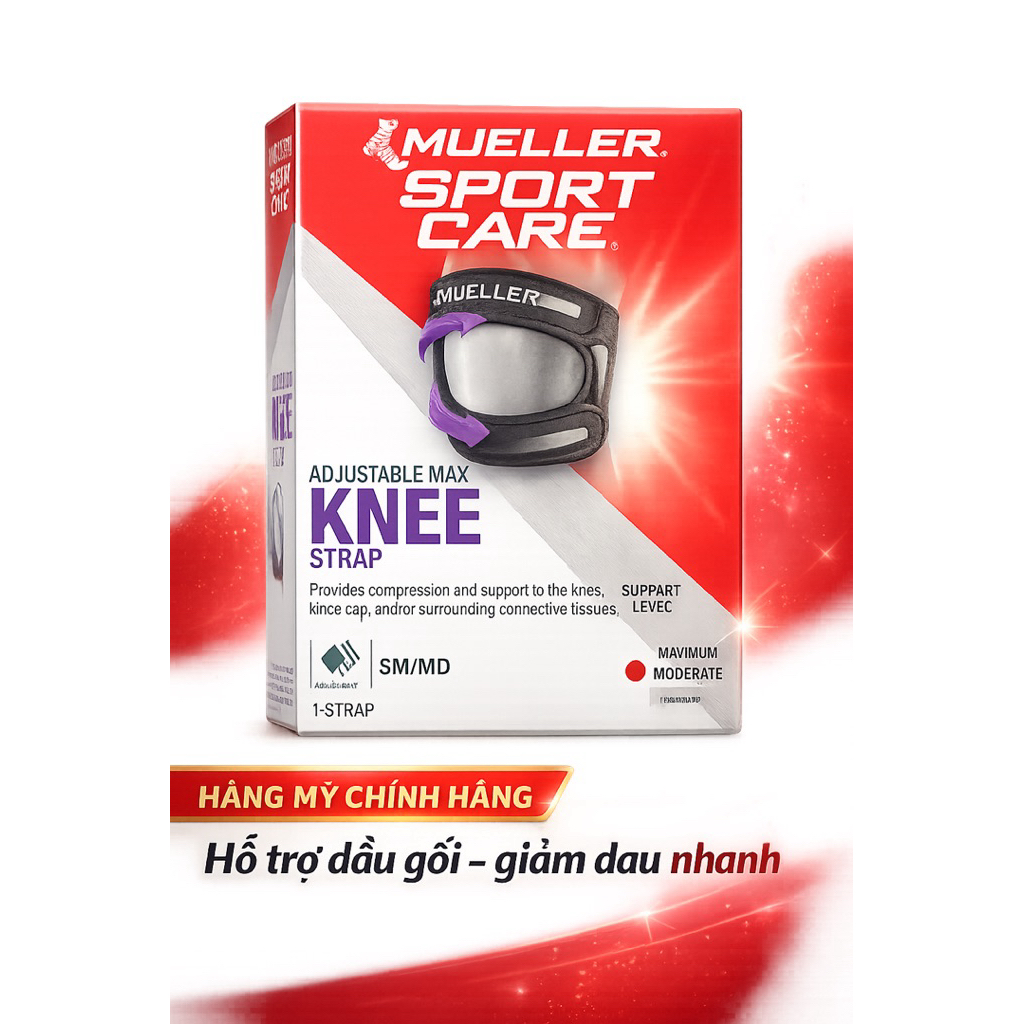 THẾ THAO AN TOÀN CÙNG MUELLER SPORTS MEDICINE-DÂY QUAY ĐẦU GỐI KẾP MUELLER 59857/59858