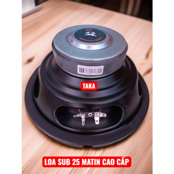 Loa sub 25 martin công suất 300W gân béo cao cấp giá 1 loa