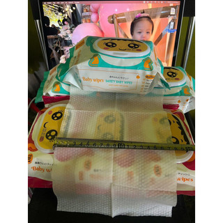 Thùng 10 gói khăn ướt baby gói to 650gr, không mùi, không cồn