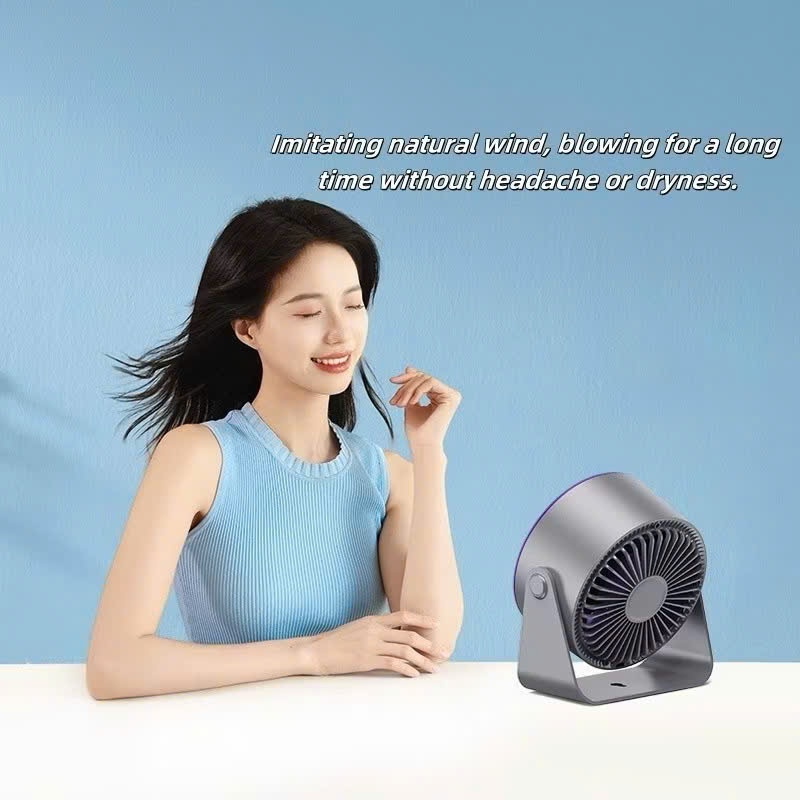 Quạt Mini S15-5000mAh phiên bản tích điện , sản phẩm quạt để bàn hoặc treo tường pin trâu | BigBuy360 - bigbuy360.vn