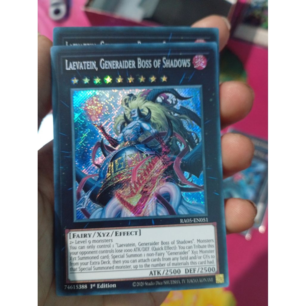 [Yugioh Biên Hòa Store] 1 lá thẻ bài RA05-EN051 Laevatein, Generaider Boss of Shadows