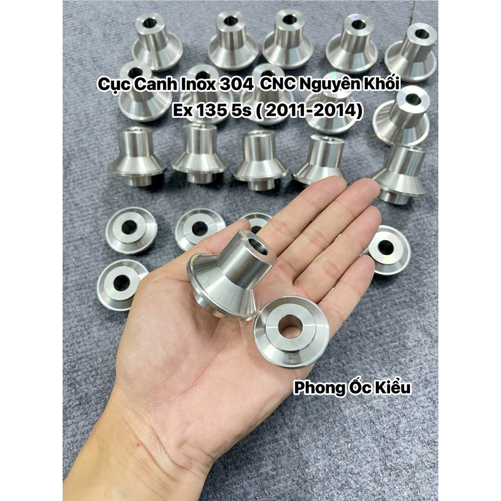Cục canh bánh Sau Ex 135 5s ( 2011-2014) . Chất Liệu inox 304 CNC Nguyên Khối