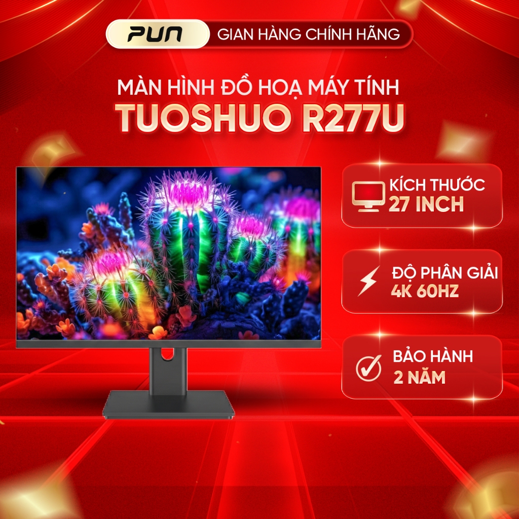 [HOẢ TỐC HÀ NỘI] Màn Hình RL277U 27 Inch 4K UHD IPS HDR400 | 95% DCI-P3 | Viền Mỏng 3 Cạnh | BigBuy360 - bigbuy360.vn