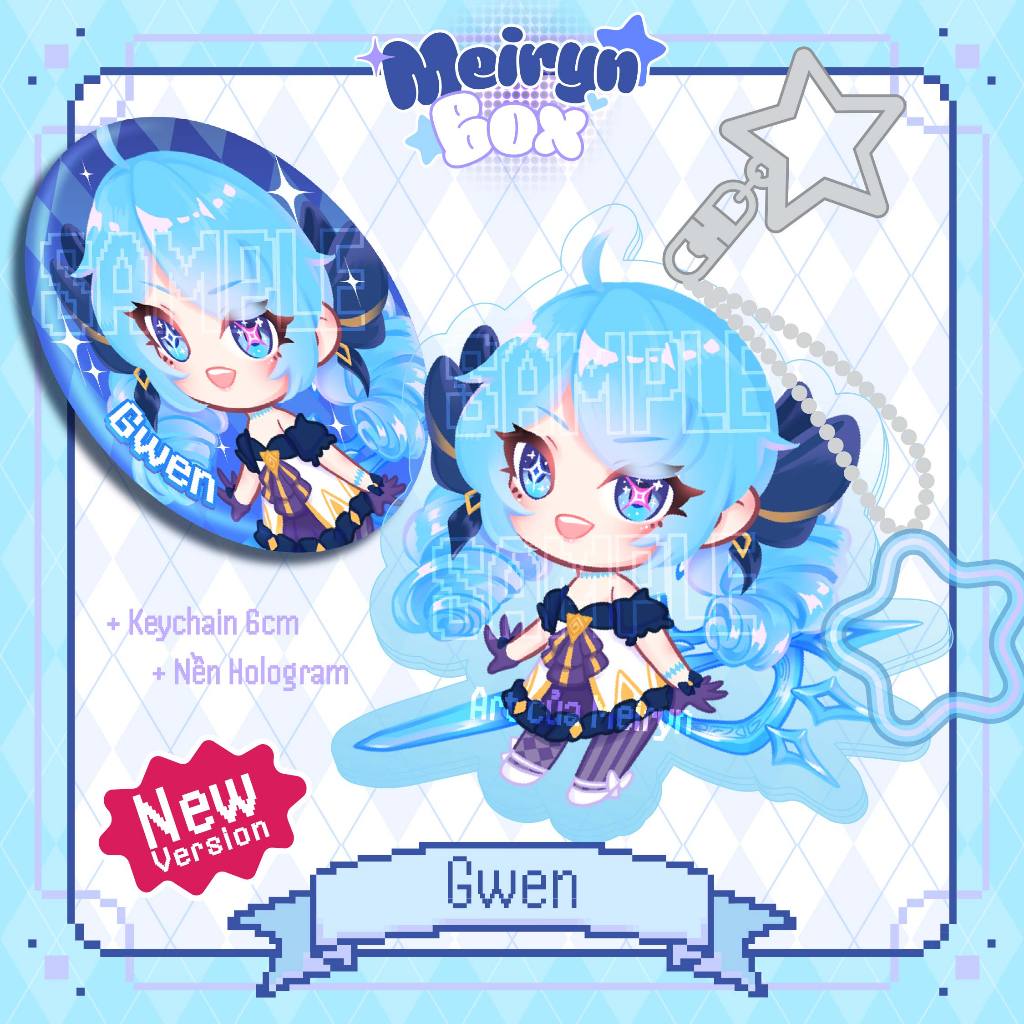 [KEYCHAIN] Gwen LOL ver 2 - League Of Legends - Meiryn Box