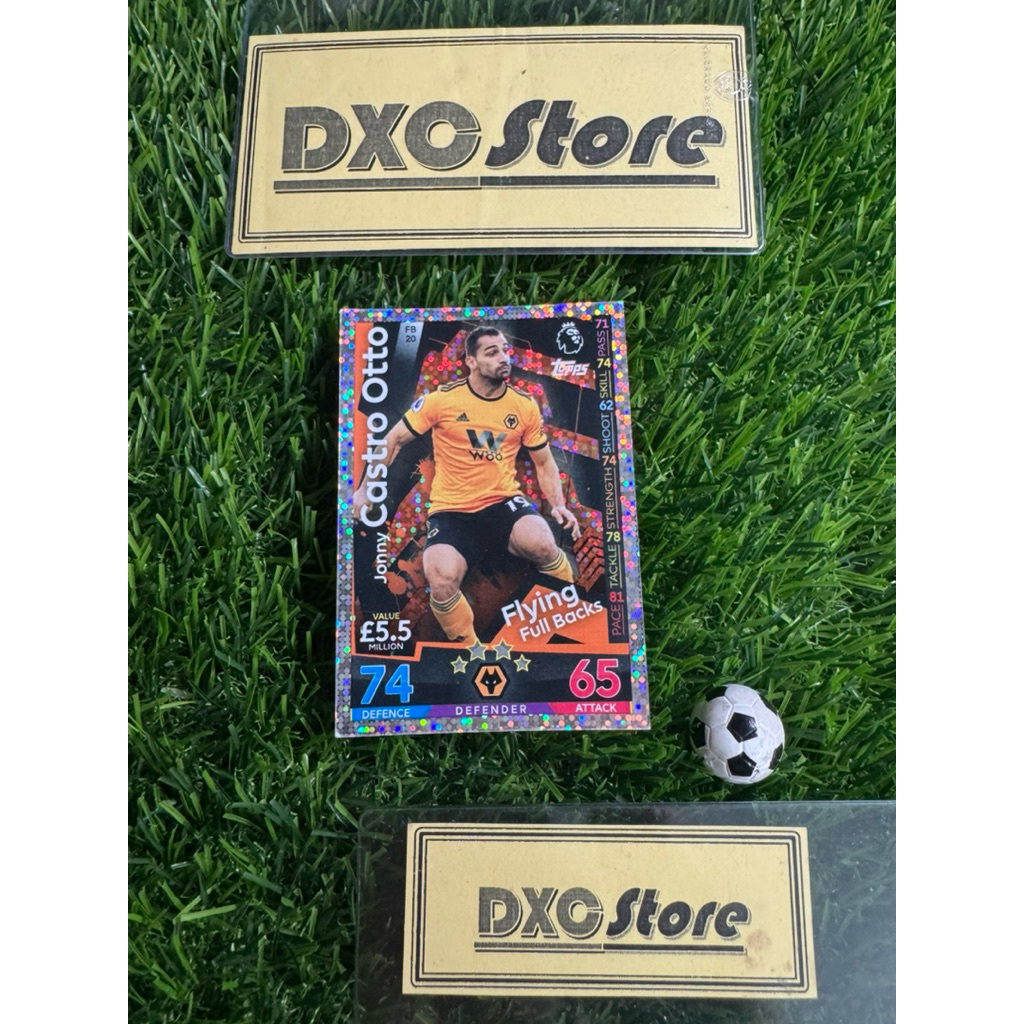 [ CHÍNH HÃNG ] - FLYING FULL BACKS - TOPPS MATCH ATTAX EXTRA 2019 - JONNY CASTRO OTTO (WOLVERHAMPTON