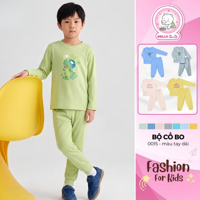 Bộ cổ bo màu tay dài 0015