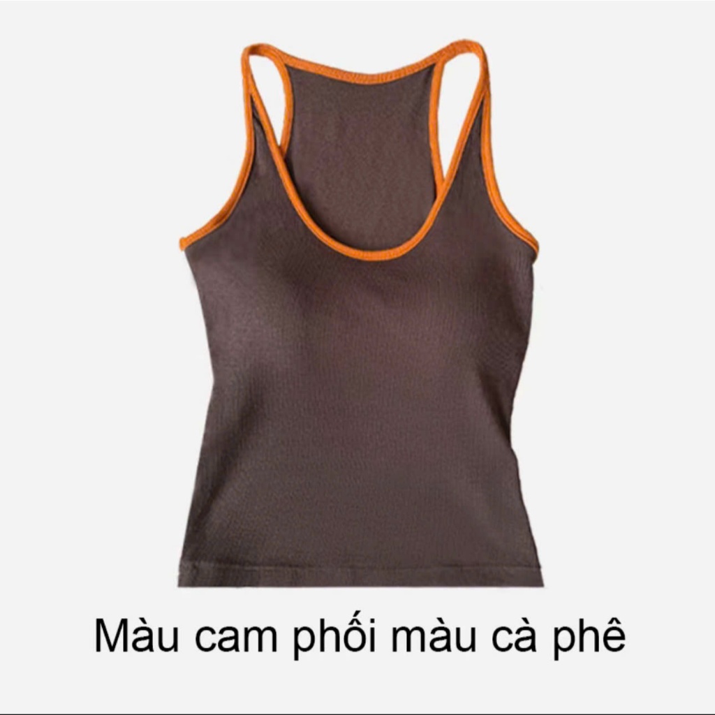 [KÈM MÚT] Áo Thun Nữ Cổ Vòng Chữ I, Áo Ba Lỗ Chất Borip Cotton, Có Đệm Ngực Dáng Ôm Body Tạo Hiệu Ứng Thon Gọn Tôn Dáng | BigBuy360 - bigbuy360.vn
