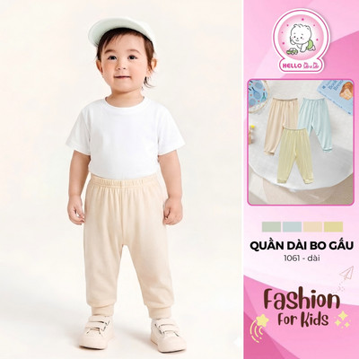 Quần dài bo màu Bamboo 1061