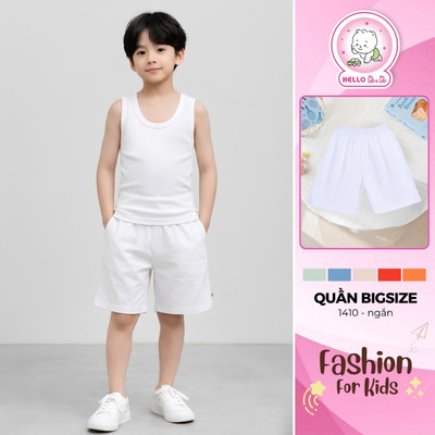 Quần ngắn trắng Bigsize 1410