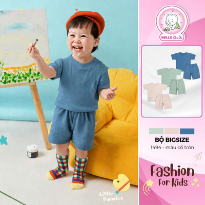 Bộ màu cổ tròn big size 1494