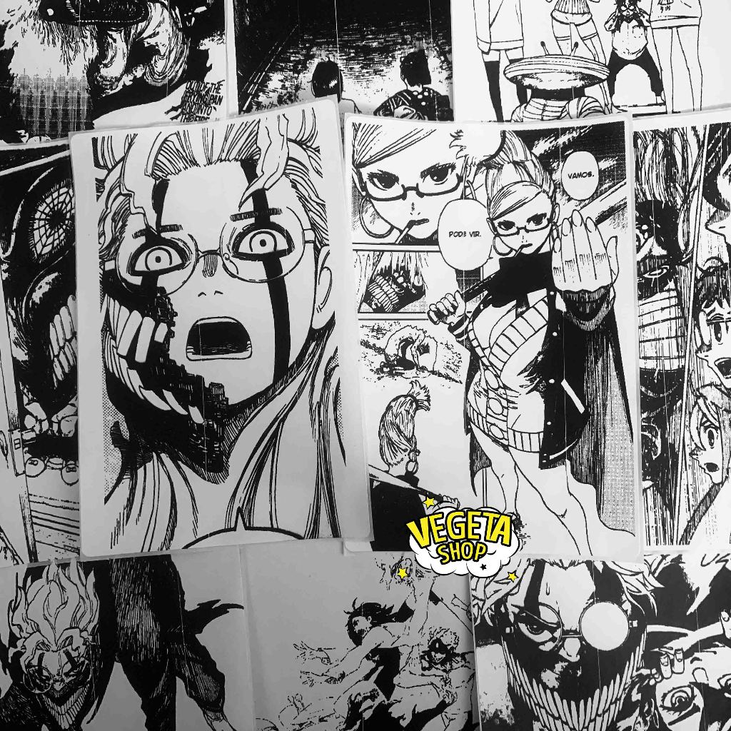 Tranh Dandadan Manga Anime truyện tranh có sẵn keo Decal dán tường Dandadan Momo Ayase Ken Takakura 