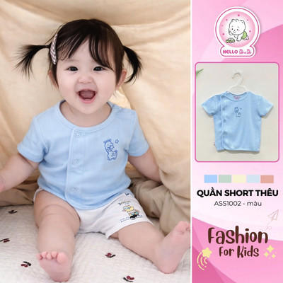 Áo bác sĩ màu tay ngắn Bamboo ASS1002