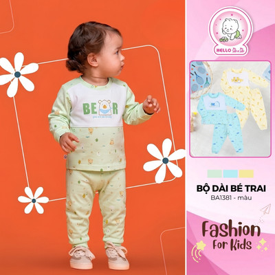 Bộ dài bé trai BA1381