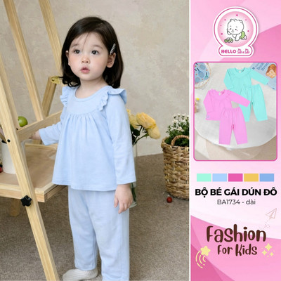 Bộ dài bé gái dún đô BA1734