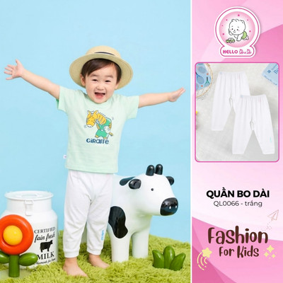Quần bo trắng Bamboo QL0066 (Hình in ngẫu nhiên)