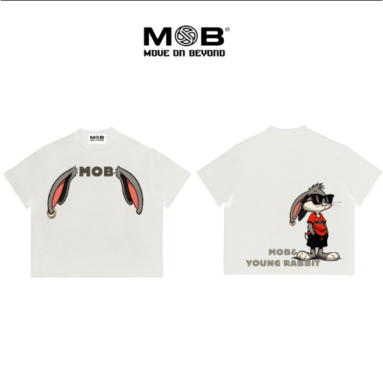 ÁO THUN FORM BOXY YOUNG RABBIT-270GSM-COTTON