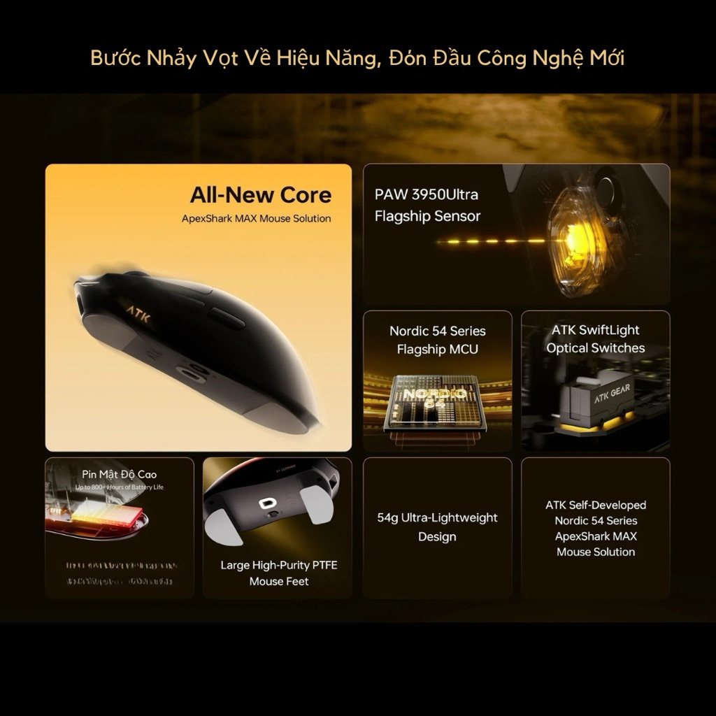 [FULL VAT - HOẢ TỐC] Chuột Gaming ATK X1 V2 Ultimate | X1 V2 Ultra Max | ATK X1SE | X1S | X1 | BigBuy360 - bigbuy360.vn